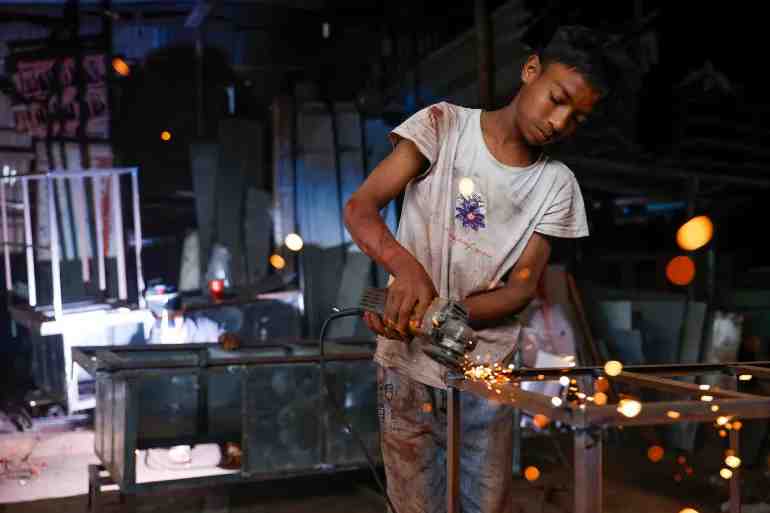 Of the 54 million children involved in hazardous work, 10.3 million are between the ages of five and 11. (Image Credit: Al Jazeera)