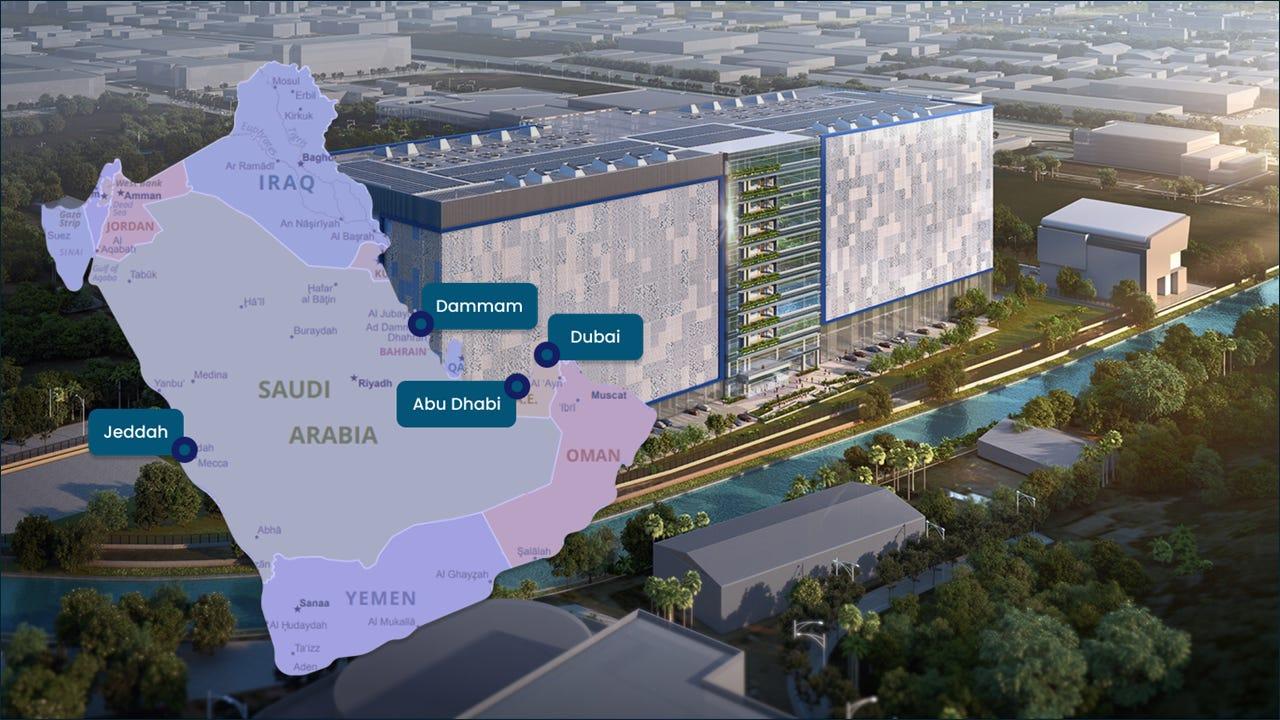 Data hubs in the Gulf. (Images credit: GDH, Collage Middle East AI News) Data hubs in the Gulf. (Images credit: GDH, Collage Middle East AI News)
