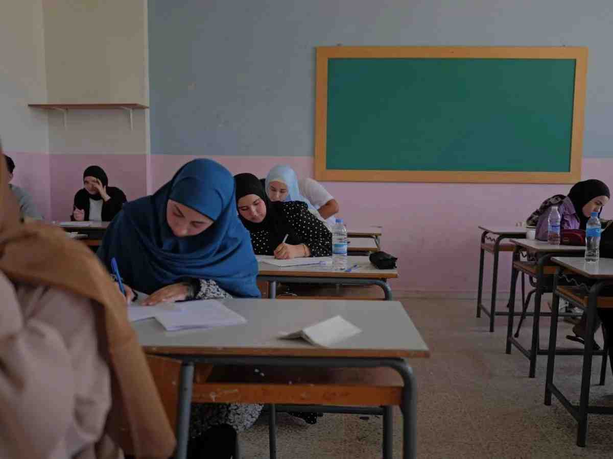 Students in a public school in Bazourieh, south Lebanon, on July 3, 2024. (Credit: Illustrative photo Matthieu Karam/L'Orient-Le Jour)