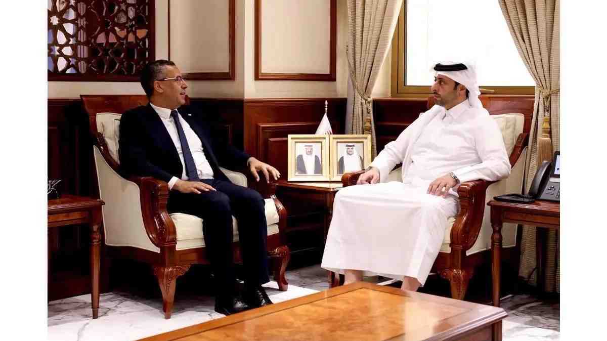 Minister Nizar Hani in Qatar.