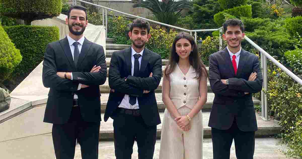 The project was created by students Joya Maria Saade, Christopher Zein, Georges Barhouche, and Joey Angeli. (Source: LAU)