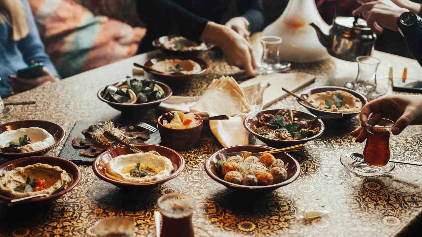 The Lebanese dining table