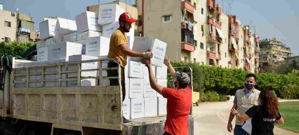 Aid delivery in Lebanon amid growing need