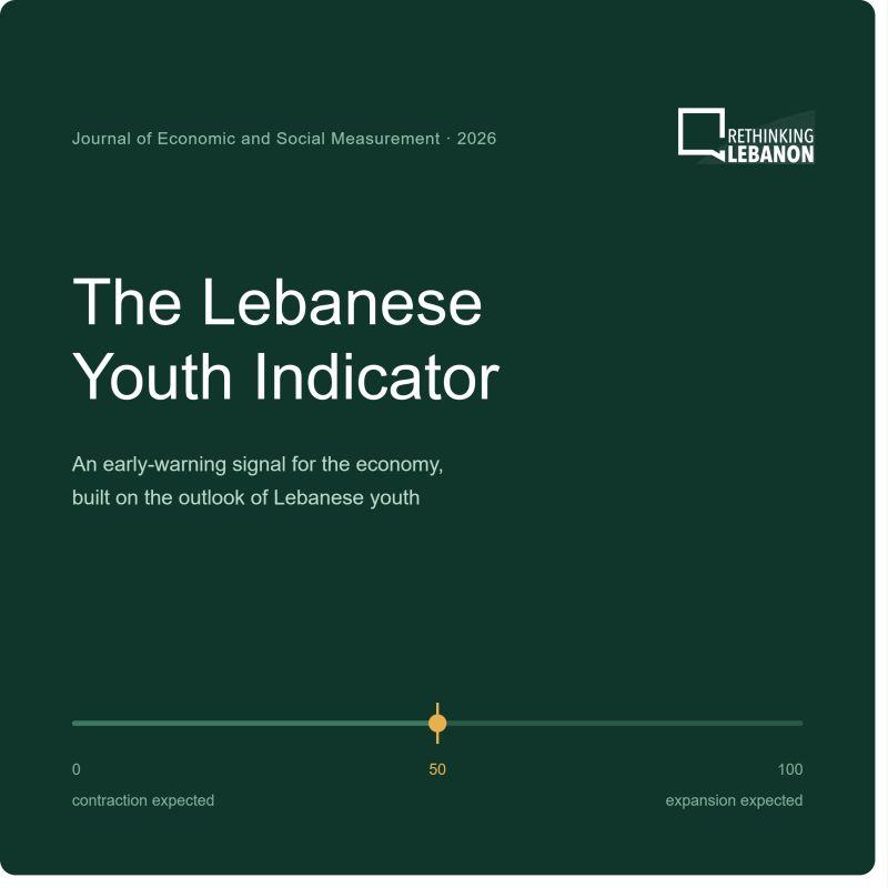 The study, “A Youth Sentiment Index as a Leading Economic Indicator,” by Jihad El Hokayem. The study, “A Youth Sentiment Index as a Leading Economic Indicator,” by Jihad El Hokayem.