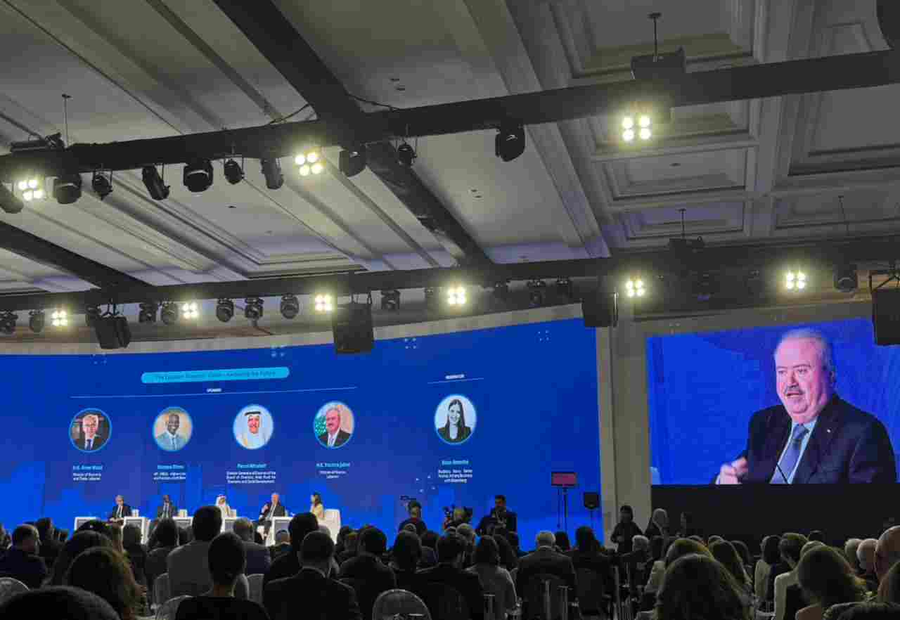 President Aoun told officials attending the conference that the event represents “an opportunity to reaffirm Lebanon’s economic role as it begins to recover after years of crises.”