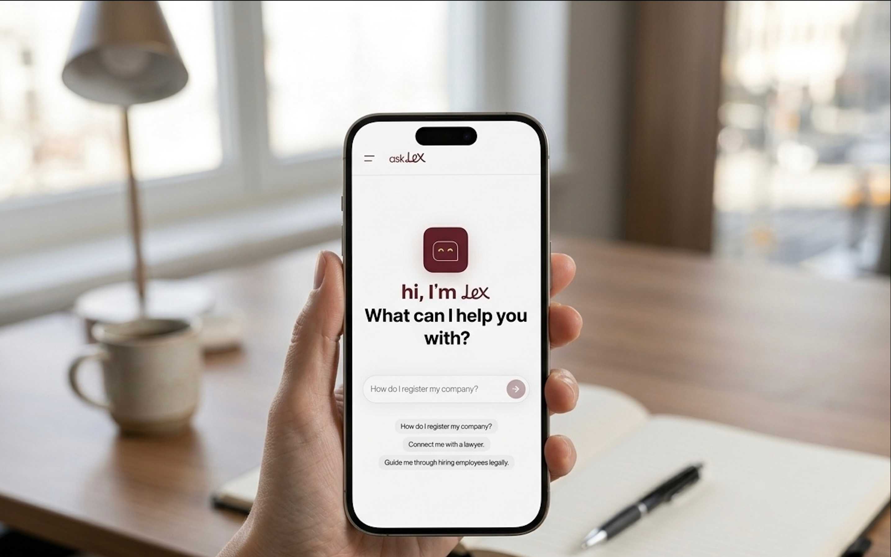 askLex, a new AI-powered legal platform founded by lawyer and entrepreneur May El Hachem.