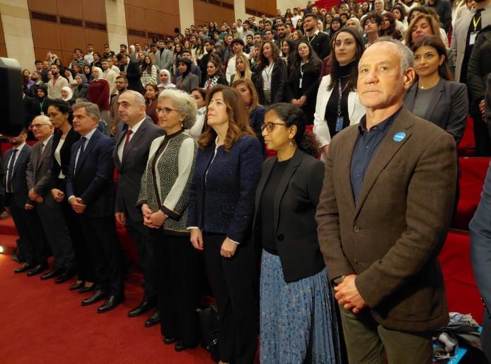 The event was held at the Lebanese University in Hadath and attended by Lebanese ministers and representatives. The event was held at the Lebanese University in Hadath and attended by Lebanese ministers and representatives.