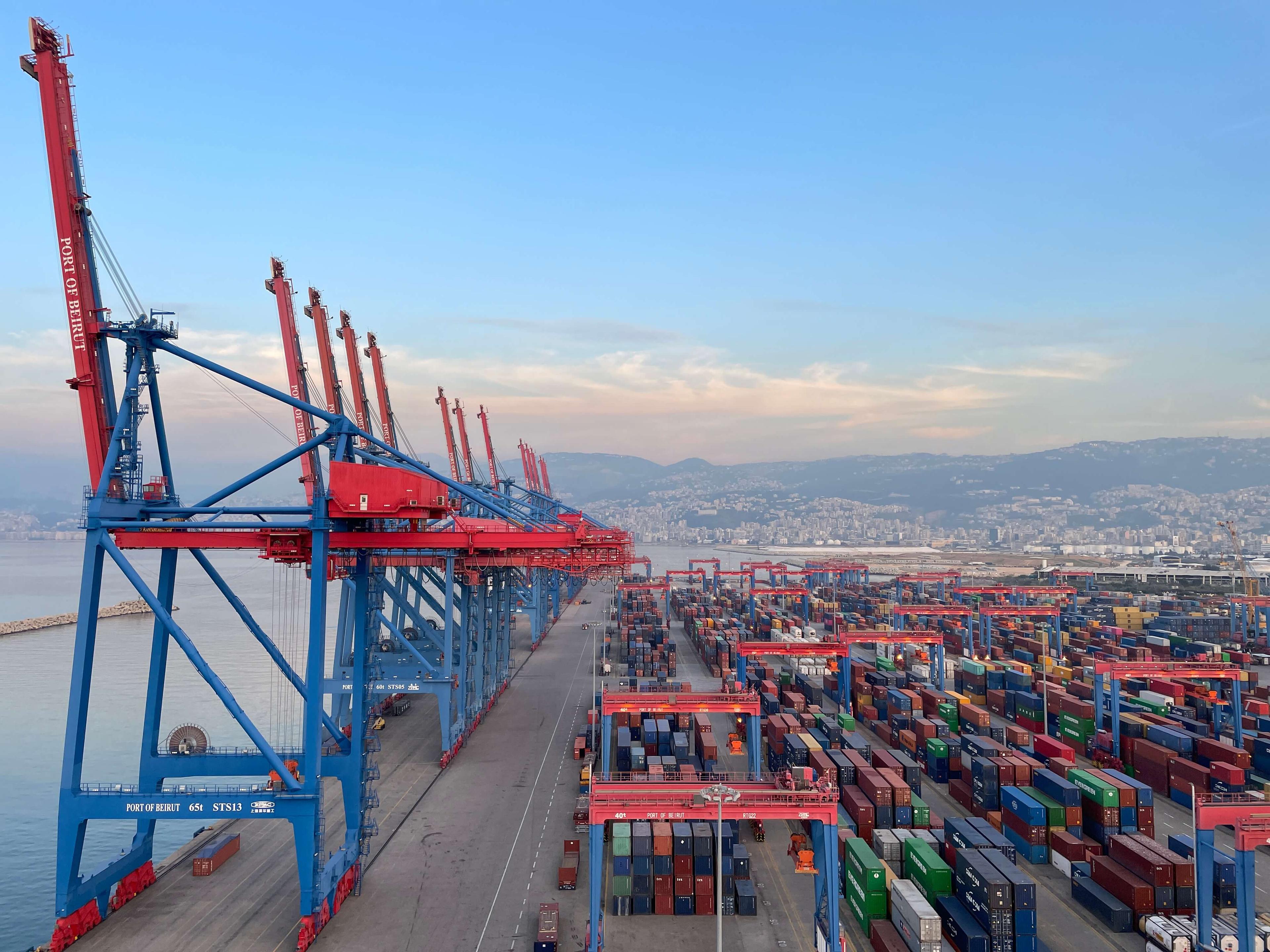 Part of the freight arriving at Beirut Port is headed to the Bekaa region. Part of the freight arriving at Beirut Port is headed to the Bekaa region.