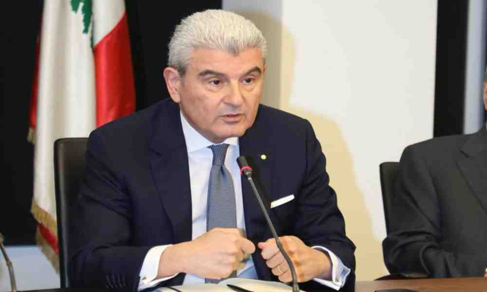 The Minister of Industry Joe Issa El Khoury