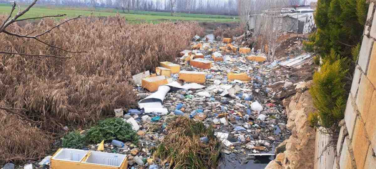 Large quantities of discarded household appliances, especially refrigerators, have been dumped into the waterway.