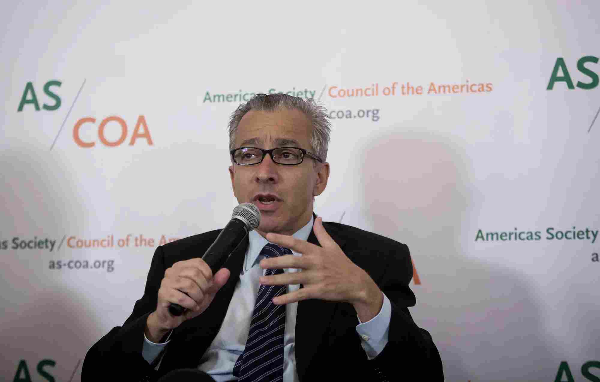 Lebanon’s Economy Minister, Amer Al-Bessat, in an interview with "Hewar Al-Saray" on Télé Liban. (Source: National News Agency)