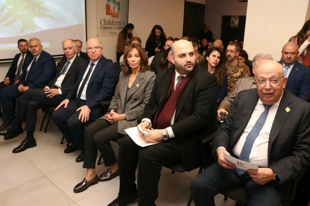 Nassereddine visited the Children’s Cancer Center Nassereddine visited the Children’s Cancer Center